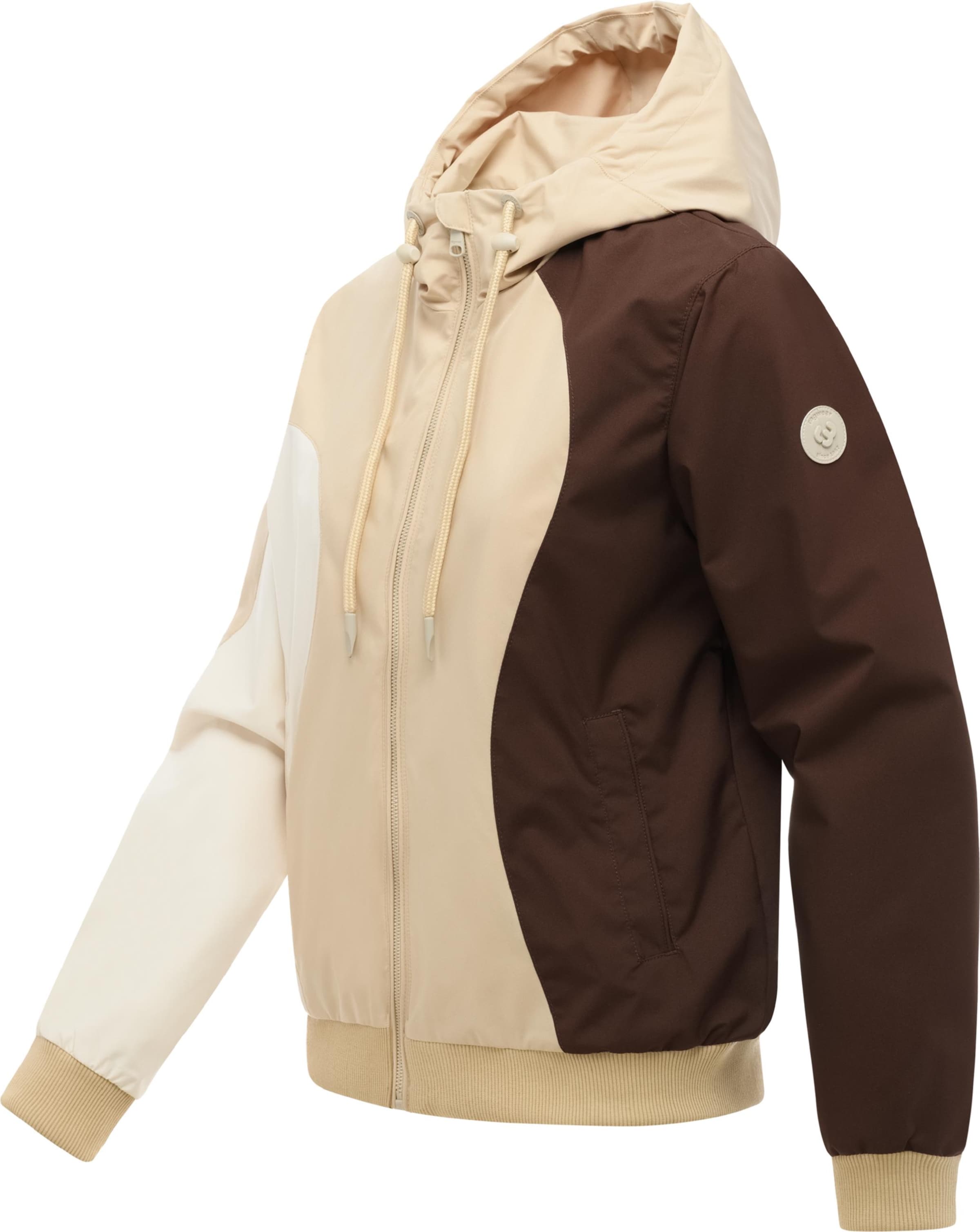 Veste outdoor 'Oggie Block' Ragwear en beige
