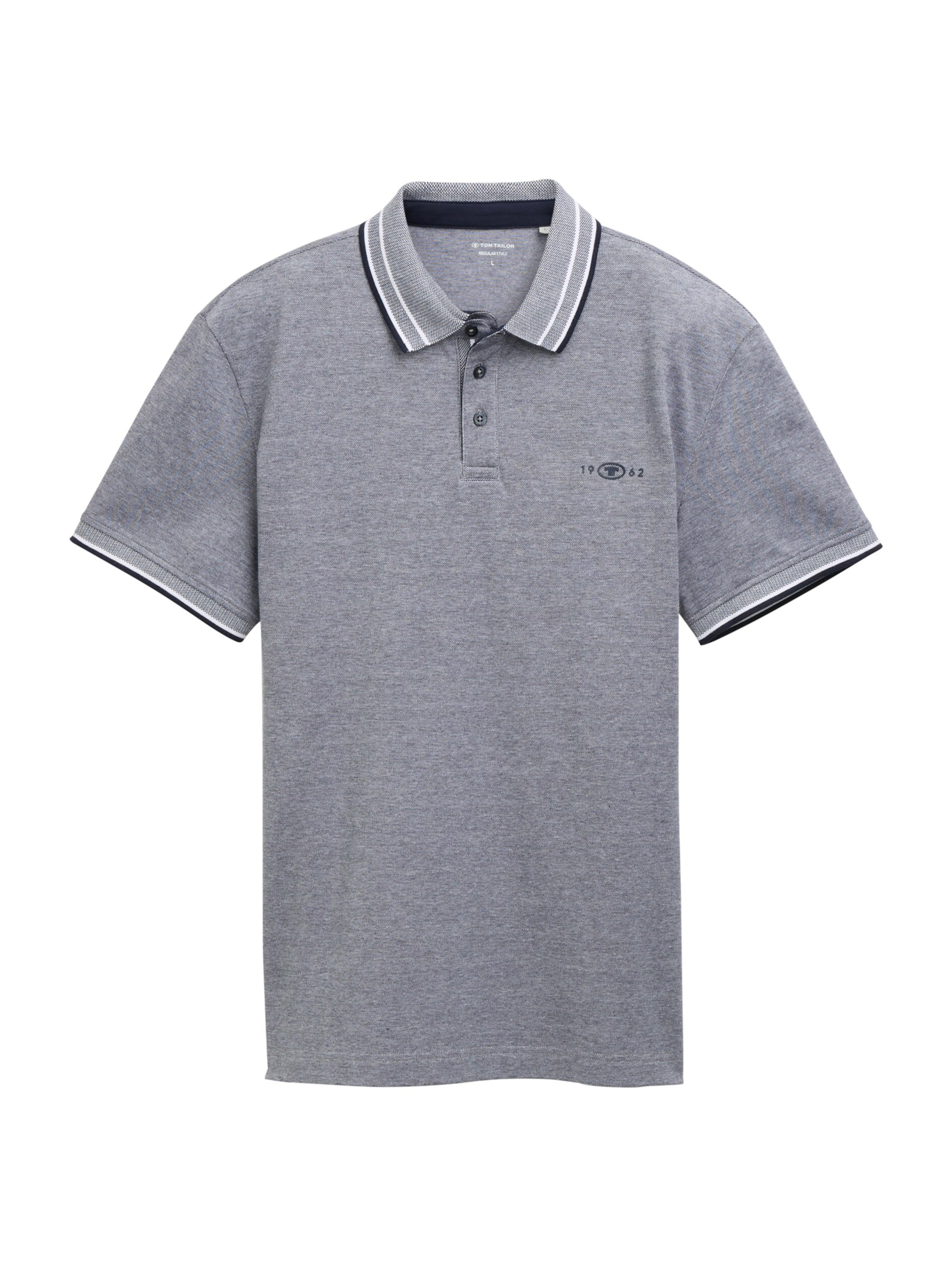 TOM TAILOR Μπλουζάκι σε γκρι: μπροστά