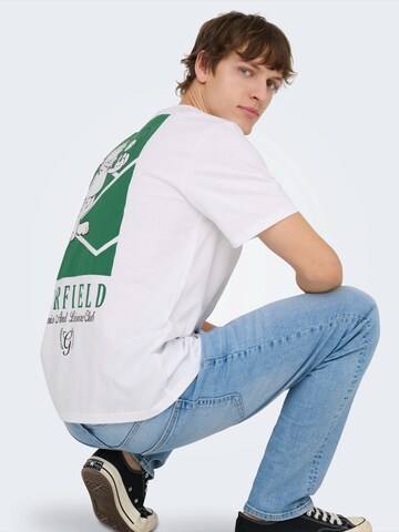 Only & Sons Shirt 'ONSGARFIELD' in White