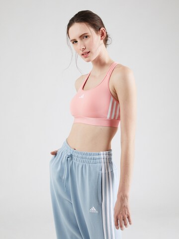 ADIDAS PERFORMANCE Bralette Sports Bra in Orange: front