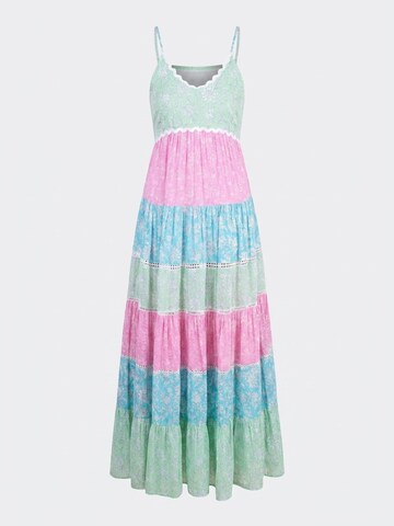 Robe 'Robe Longue Sandra' Miss June en mélange de couleurs