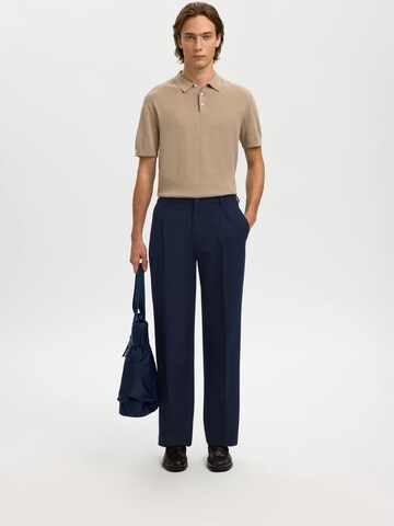 SELECTED Loosefit Broek 'SLH220-FINN' in Blauw