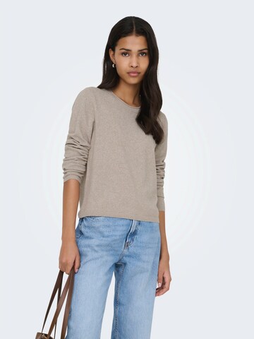 ONLY Свитер 'ONLLOYAL' в Бежевый: спереди