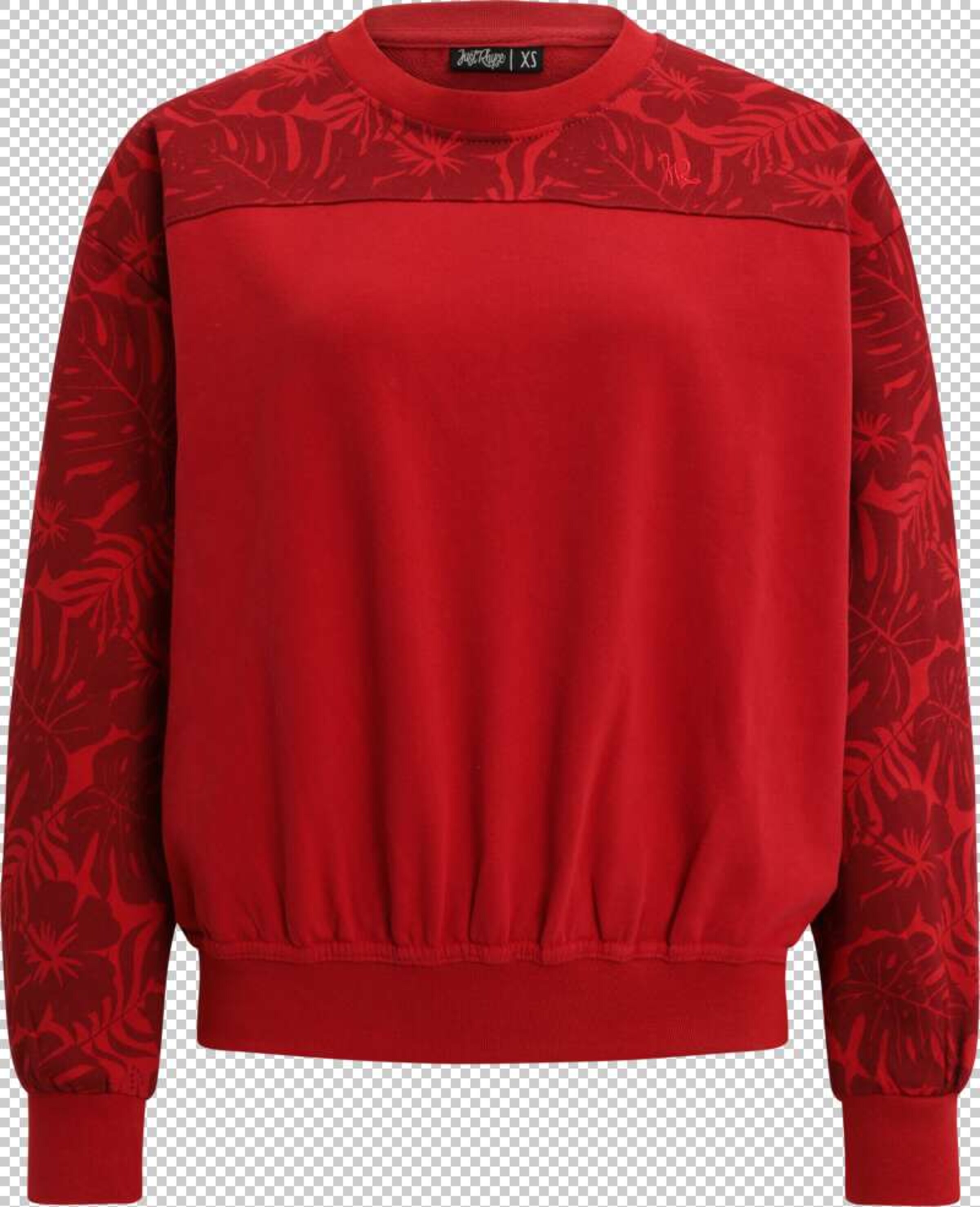 Just Rhyse Sweatshirt 'Summertime' in Red: front