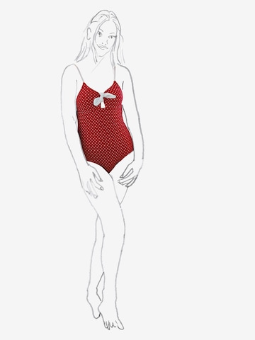 petit amour Swimsuit in Red