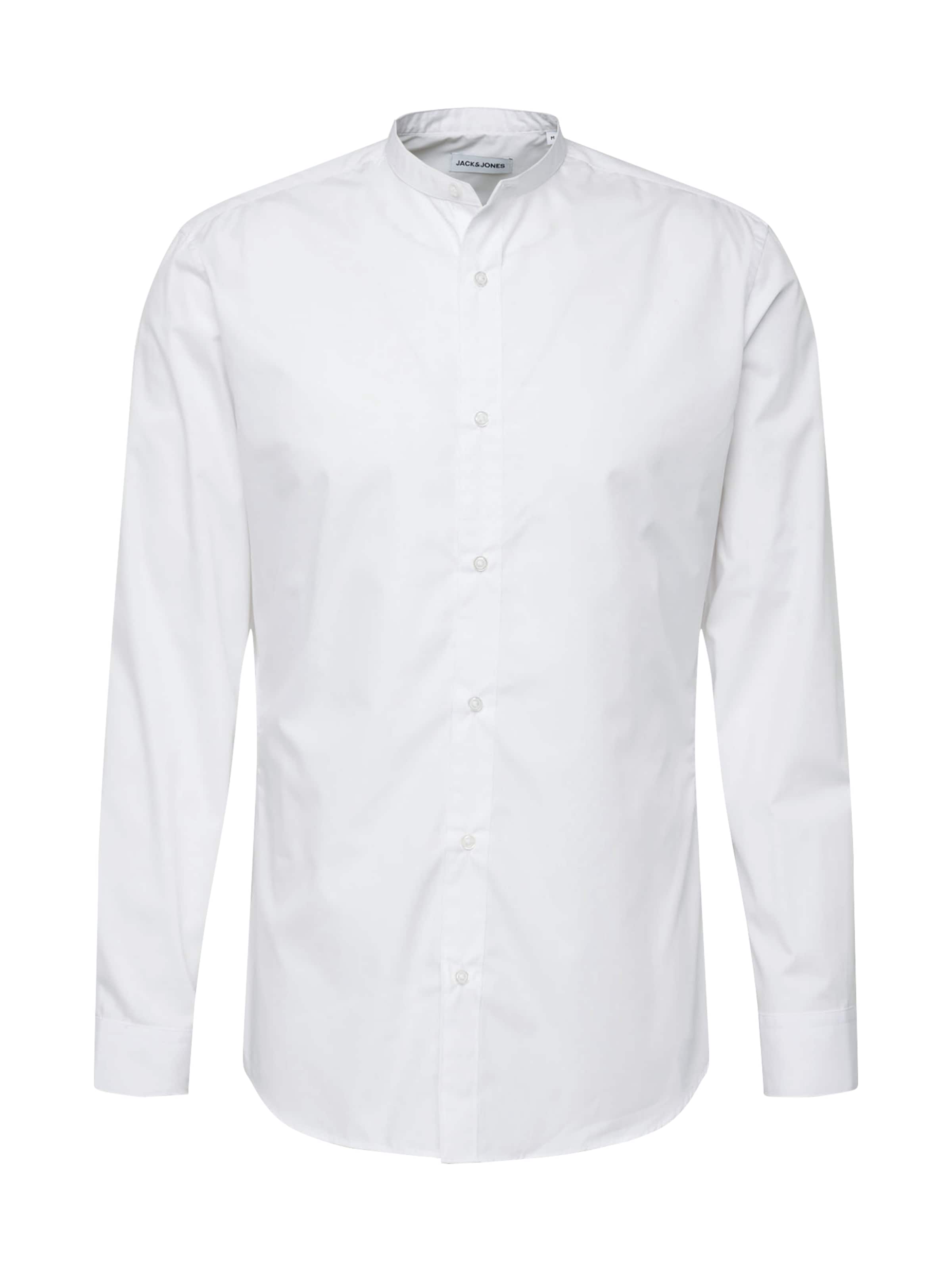 Slim fit Camicia 'Joe' di JACK & JONES in bianco: frontale