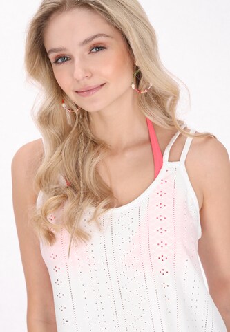 IZIA - Top en blanco