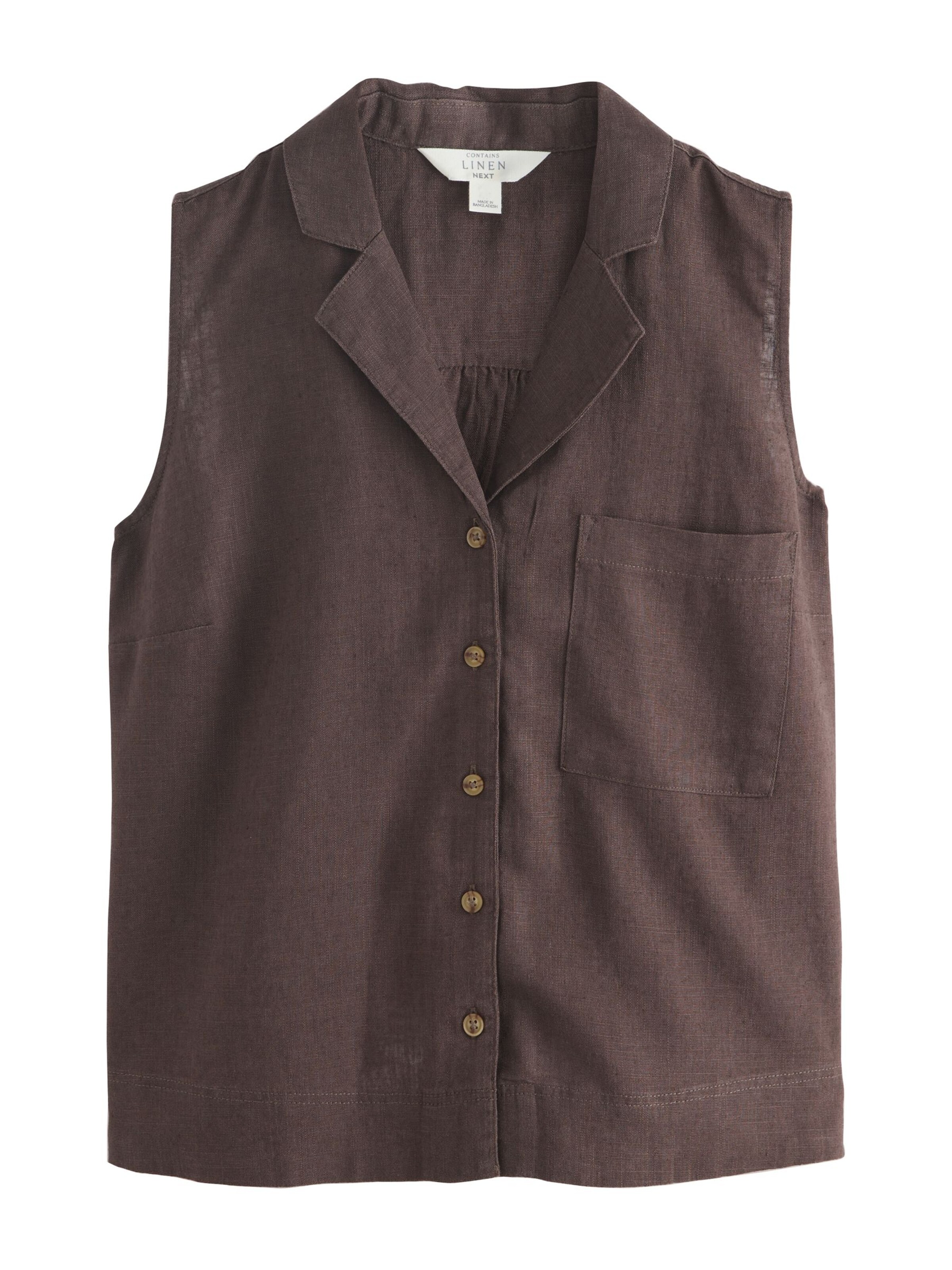 Next Bluse in Braun: Vorderseite