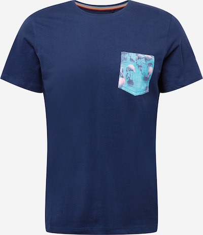 BLEND Koszulka w kolorze jasnoniebieski / ciemny niebieski / różowy pudrowym, Podgląd produktu