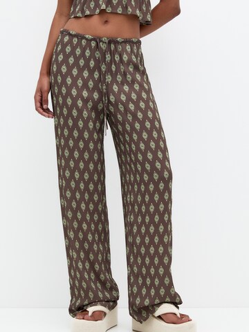 Pull&Bear Loosefit Broek in Bruin