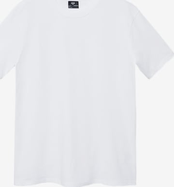 MANGO MAN Shirt in White: front