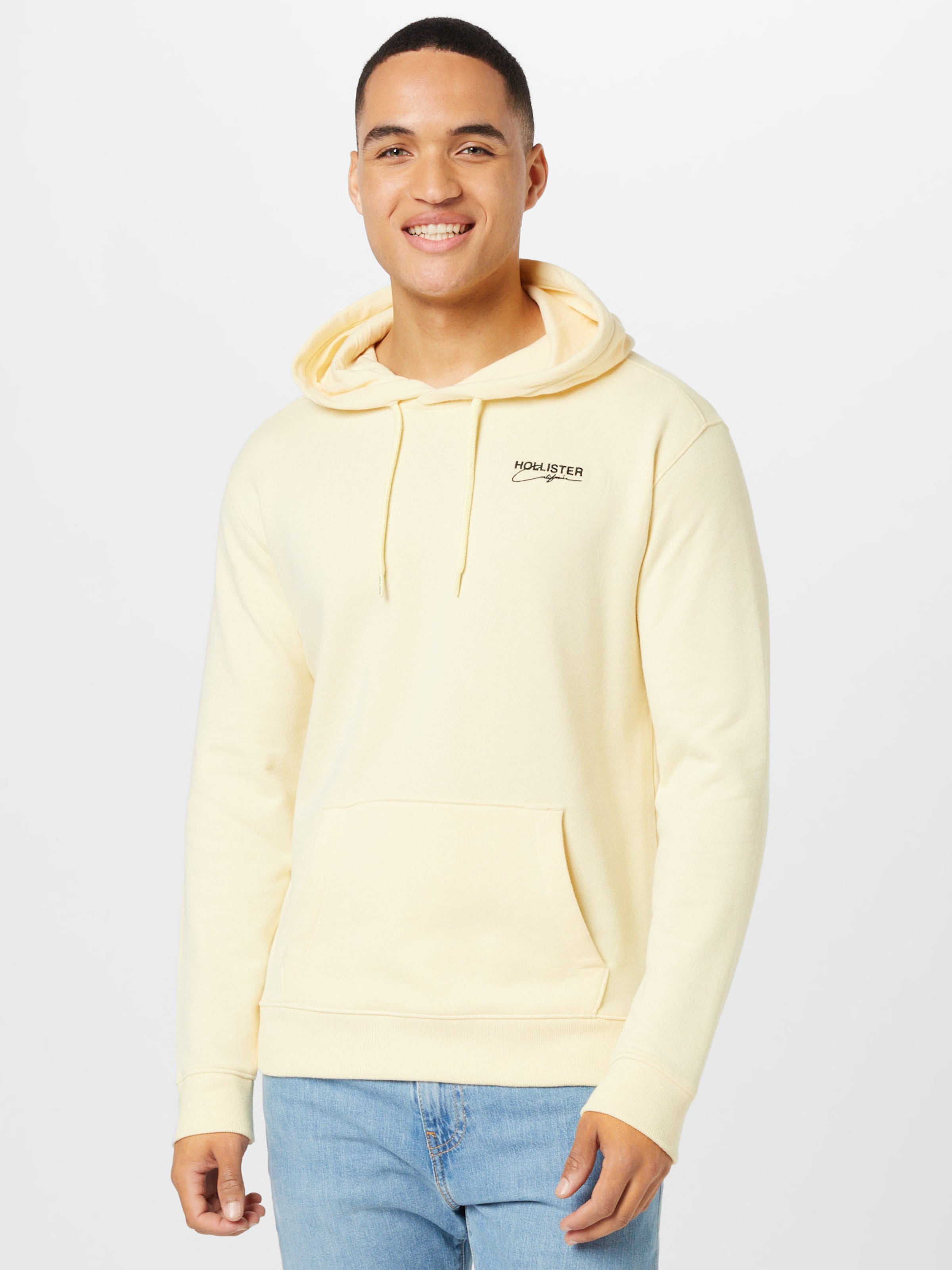 Hollister top yellow sweater