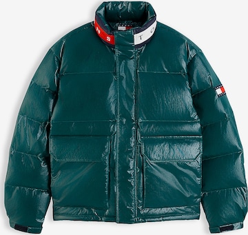 žalia Tommy Jeans Žieminė striukė: priekis