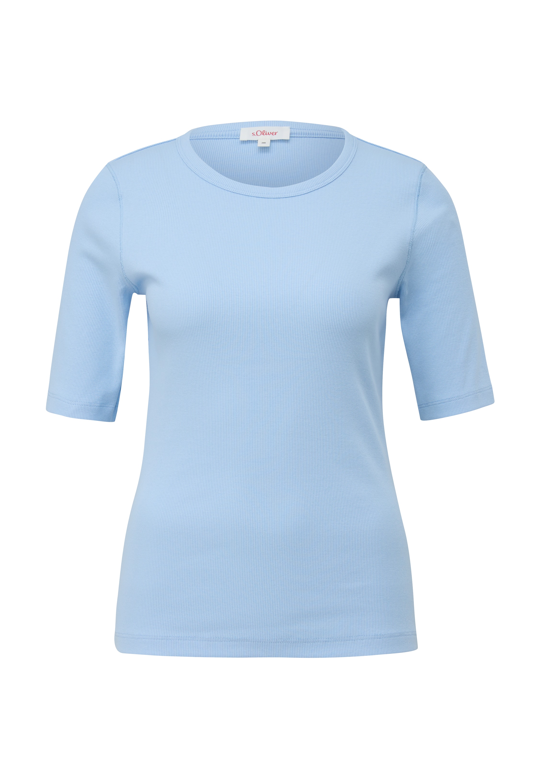 s.Oliver Shirt in Blauw: voorkant