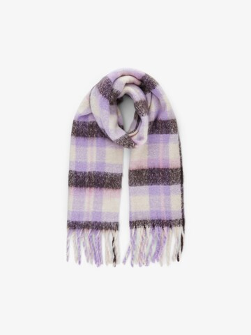 PIECES Scarf 'Eike' in Purple