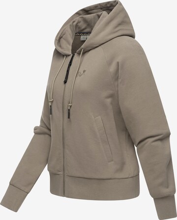 Ragwear Sweatjacke 'Taila' in Braun