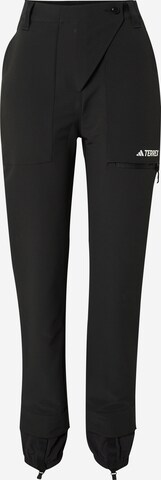 Regular Pantalon outdoor 'Xperior Yearound' ADIDAS TERREX en noir : devant