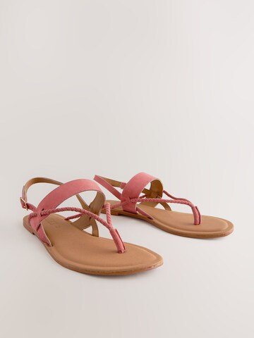 Next T-Bar Sandals in Orange