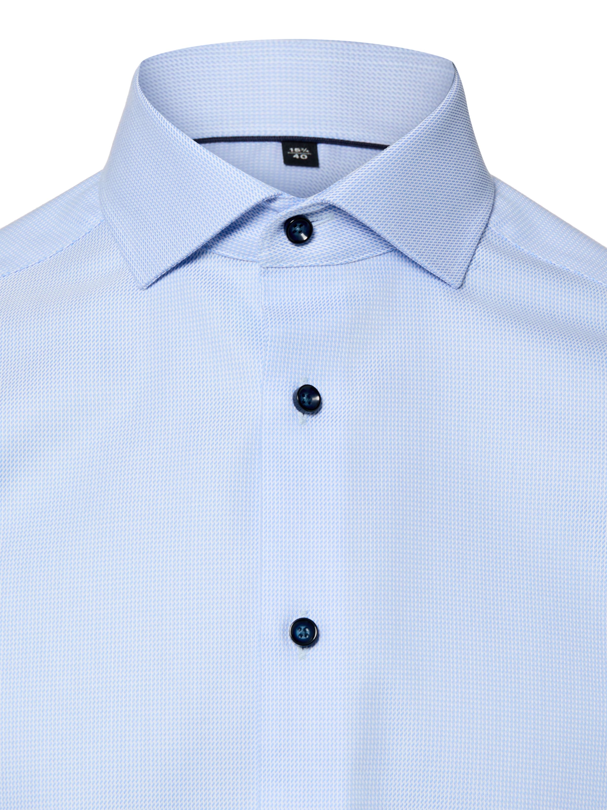 Finshley & Harding Regular Fit Businesshemd in Blau