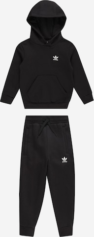ADIDAS ORIGINALS Jogginganzug 'Adicolor' in Schwarz: Vorderseite