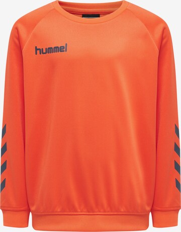 Sweat de sport Hummel en orange : devant