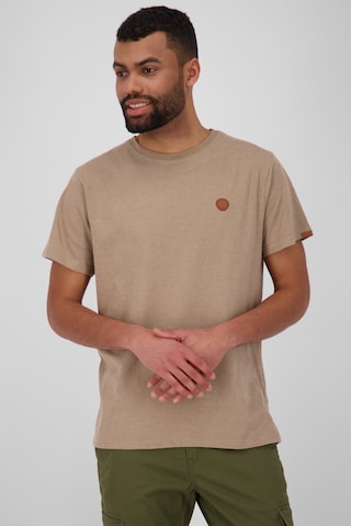 Alife and Kickin Shirt 'Maddox AK' in Brown: front