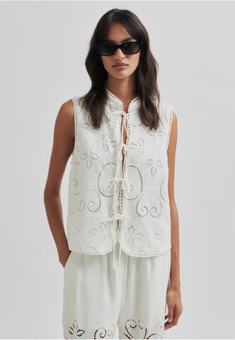 Camicia da donna 'Vilma' di SECOND FEMALE in bianco: frontale