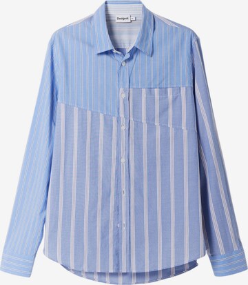 Desigual Regular fit Button Up Shirt in Blue: front