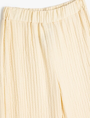 Koton Wide leg Broek in Beige