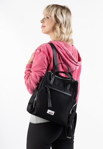 myMo ATHLSR Backpack in Black: front