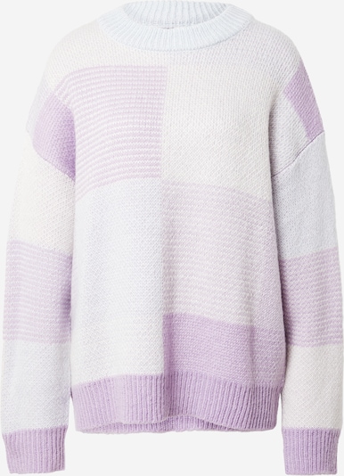 florence by mills exclusive for ABOUT YOU Pull-over 'Ruby' en violet / blanc cassé, Vue avec produit