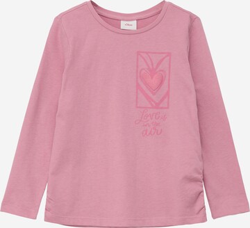 T-Shirt s.Oliver en rose : devant