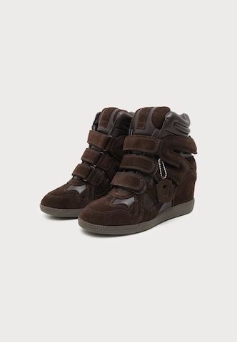 STEVE MADDEN Sneakers hoog 'Mavis' in Bruin