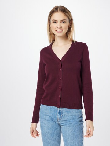 Thought Knit Cardigan 'Posie' in Purple: front