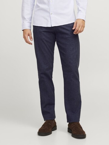 Regular Pantalon chino 'JHWKane JJLouis' JACK & JONES en bleu : devant