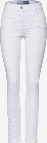 CECIL Slim fit Jeans in White: front