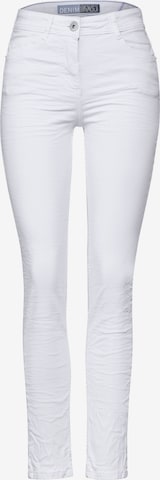 CECIL Slim fit Jeans in White: front