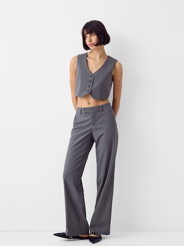 Bershka Loosefit Hose in Grau