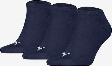 Chaussettes de sport PUMA en bleu : devant