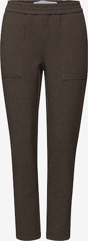 Street One Studio Pants in Brown: front