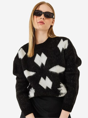 Pull-over Bianco Lucci en noir