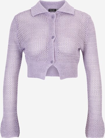 Cardigan Nasty Gal en violet : devant