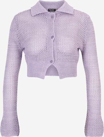 purpurinė Nasty Gal Kardiganas: priekis