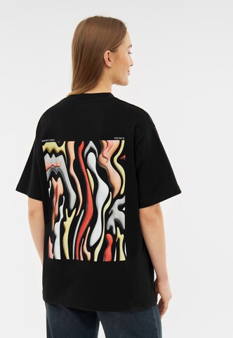 T-Shirt 'Sammy Lava' Johnny Urban en noir : devant