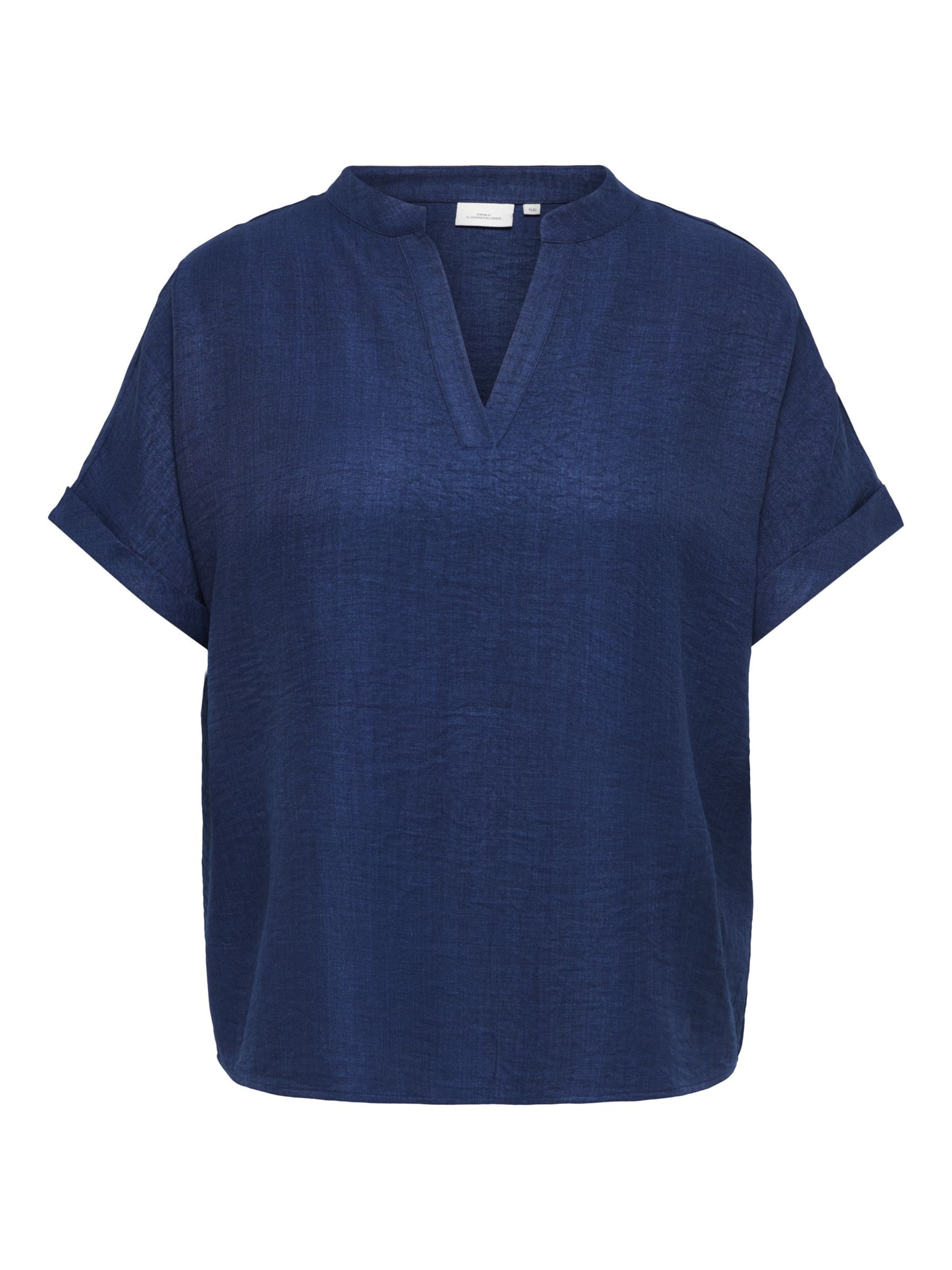 ONLY Carmakoma Chemisier 'CARBay' en bleu nuit, Vue avec produit