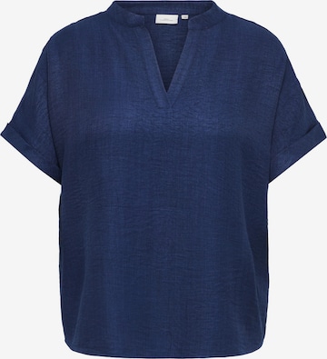 Chemisier 'CARBay' ONLY Carmakoma en bleu : devant