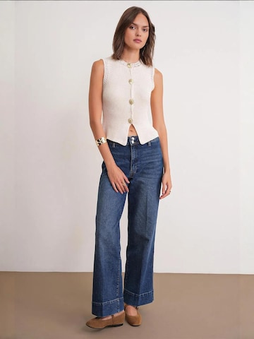 Gilet di MixRay in beige