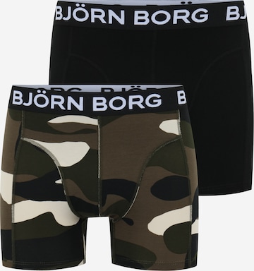 BJÖRN BORG Athletic Underwear in Green: front