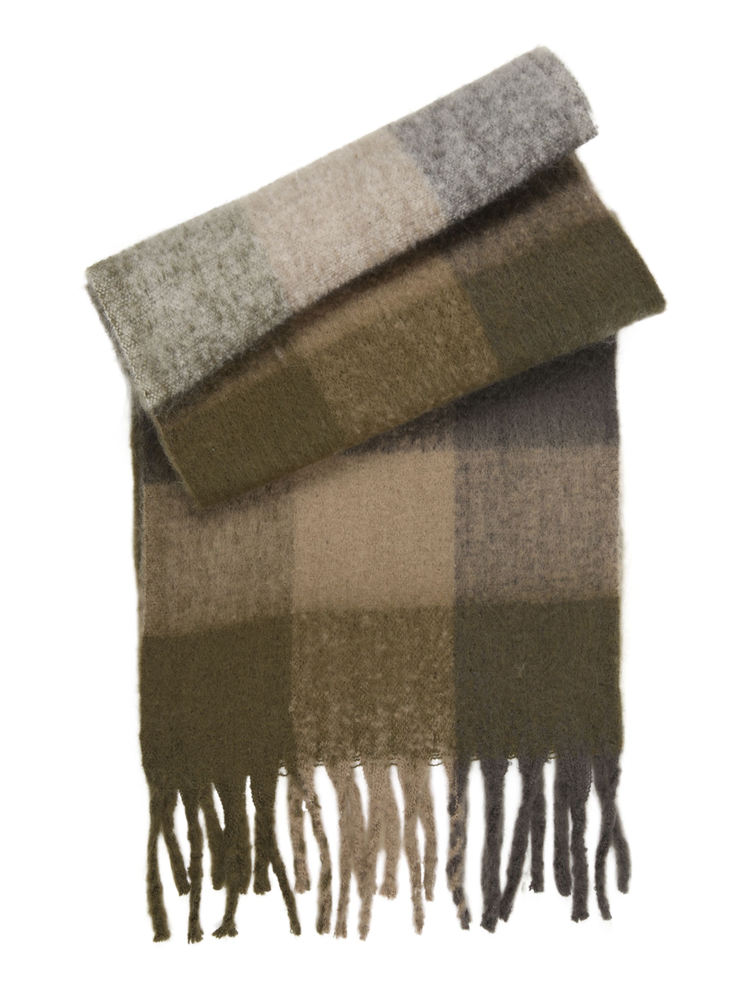 Fular de la studioselect pe maro: față