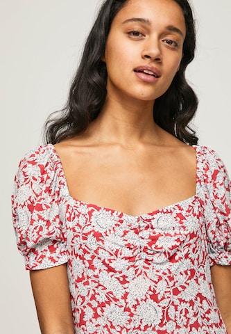 Pepe Jeans Summer dress 'Pavana' in Red